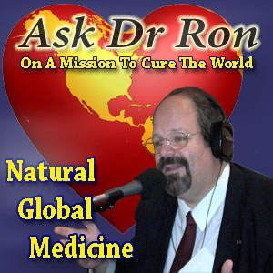 Ask Dr Ron Radio Logo in Dark Blue