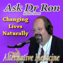 Dr Ron Cherubino at the microphone on the Ask Dr Ron Show