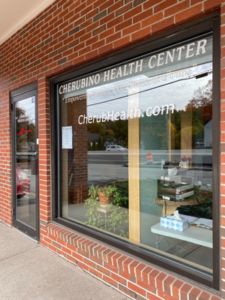 Entrance to Cherubino Health Center