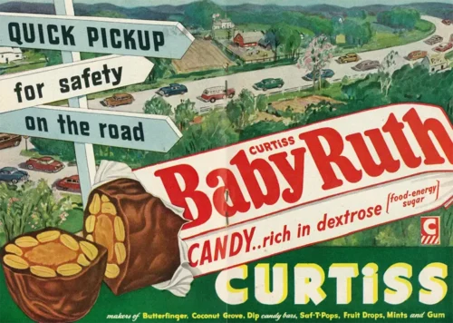 Baby Ruth candy ad